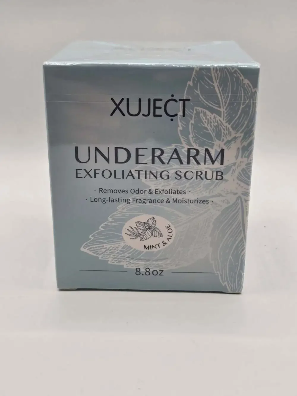 XUJECT Underarm Exfoliating Scrub with Mint & Aloe, 8.8 oz